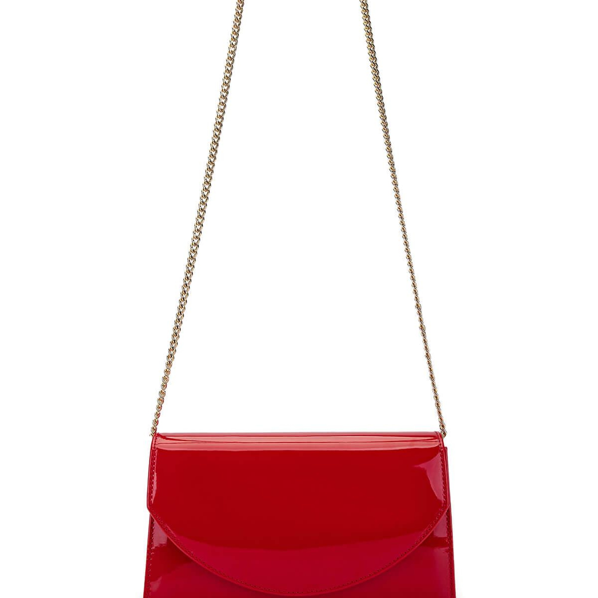 Tamer Tanca Kadın Vegan Kırmızı Rugan Omuz Çanta