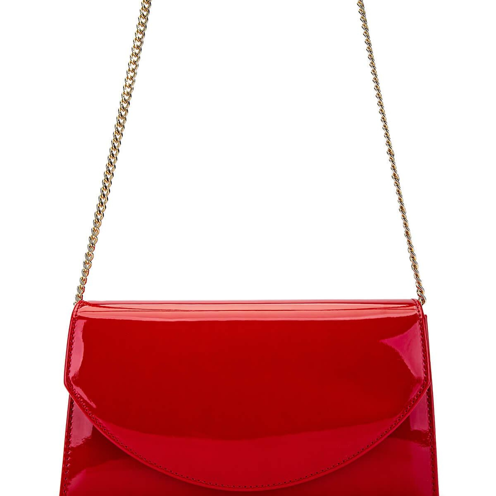 Tamer Tanca Kadın Vegan Kırmızı Rugan Omuz Çanta