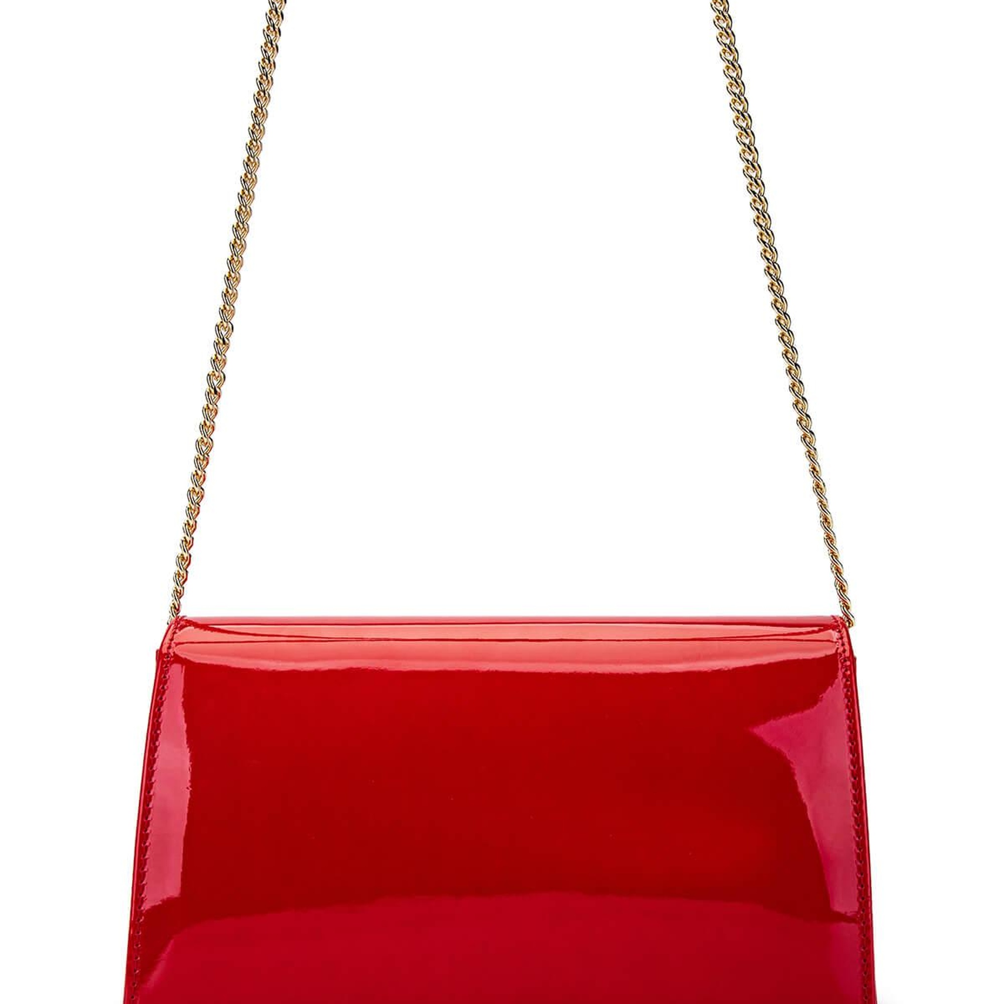 Tamer Tanca Kadın Vegan Kırmızı Rugan Omuz Çanta