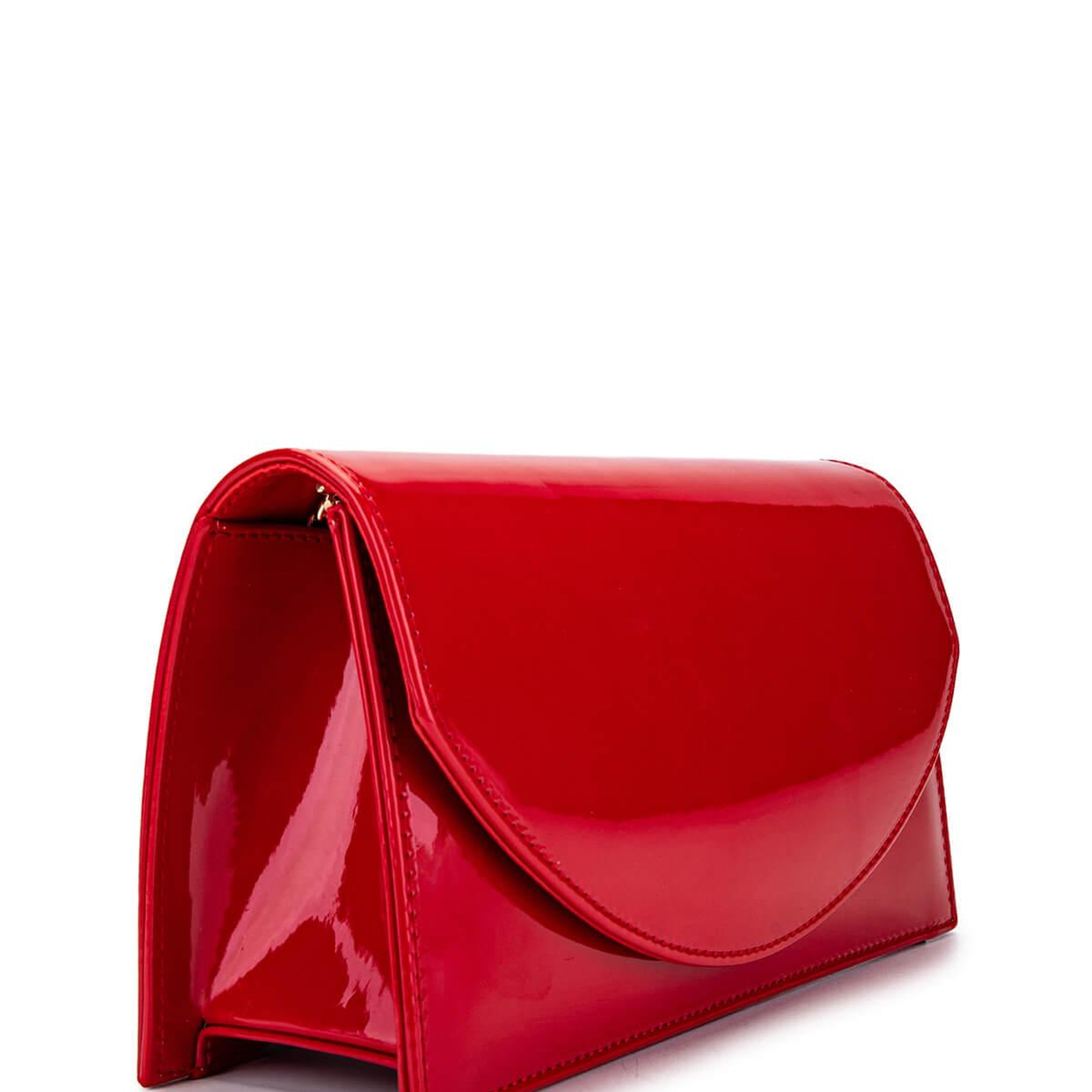 Tamer Tanca Kadın Vegan Kırmızı Rugan Omuz Çanta