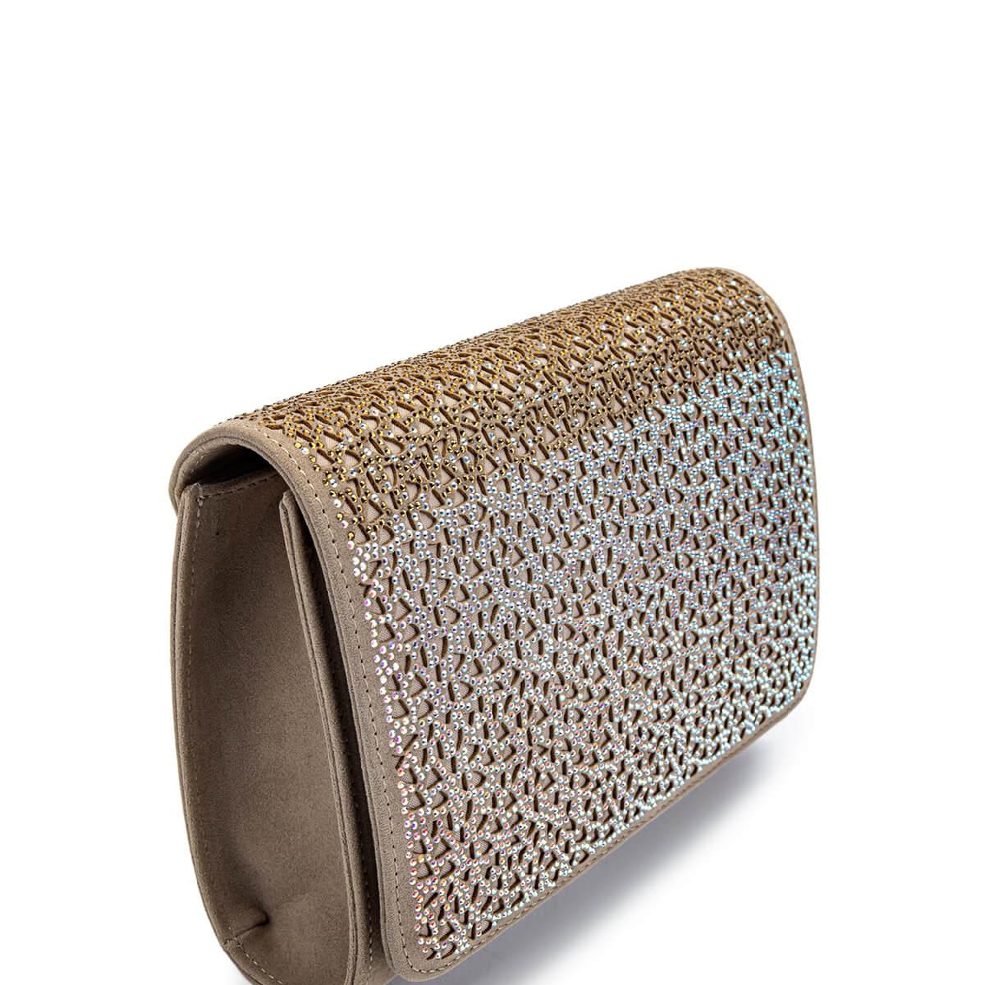 Tamer Tanca Kadın Vegan Bej Süet Omuz Çanta