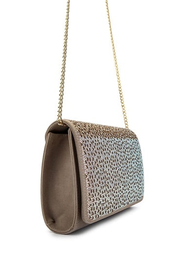  Tamer Tanca Kadın Vegan Bej Süet Omuz Çanta