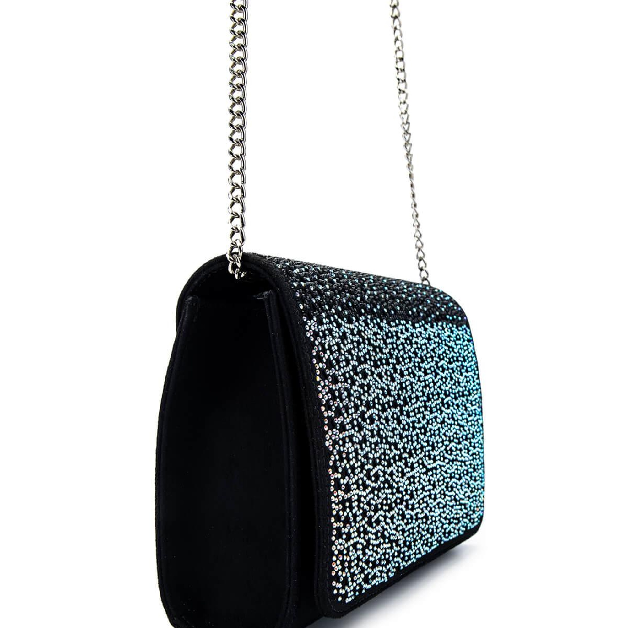 Tamer Tanca Kadın Vegan Siyah Süet Omuz Çanta