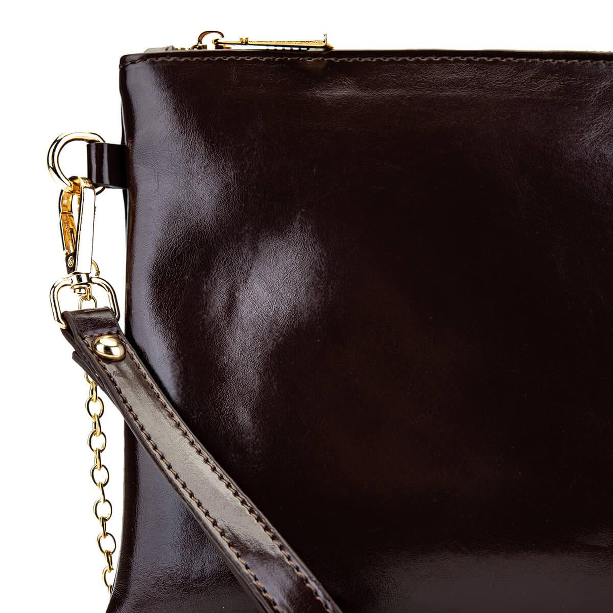 Tamer Tanca Kadın Vegan Kahverengi Rugan El Çantası