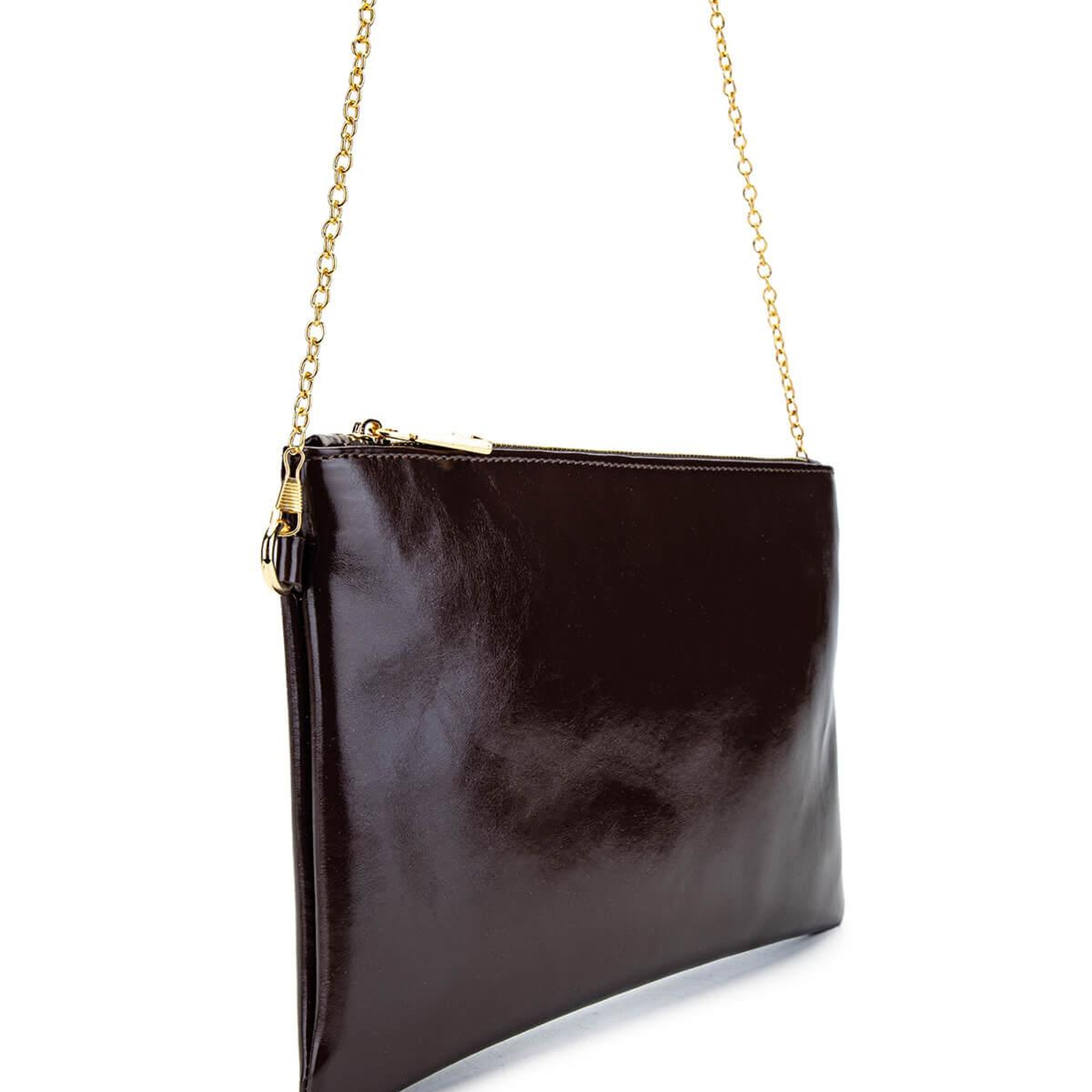 Tamer Tanca Kadın Vegan Kahverengi Rugan El Çantası