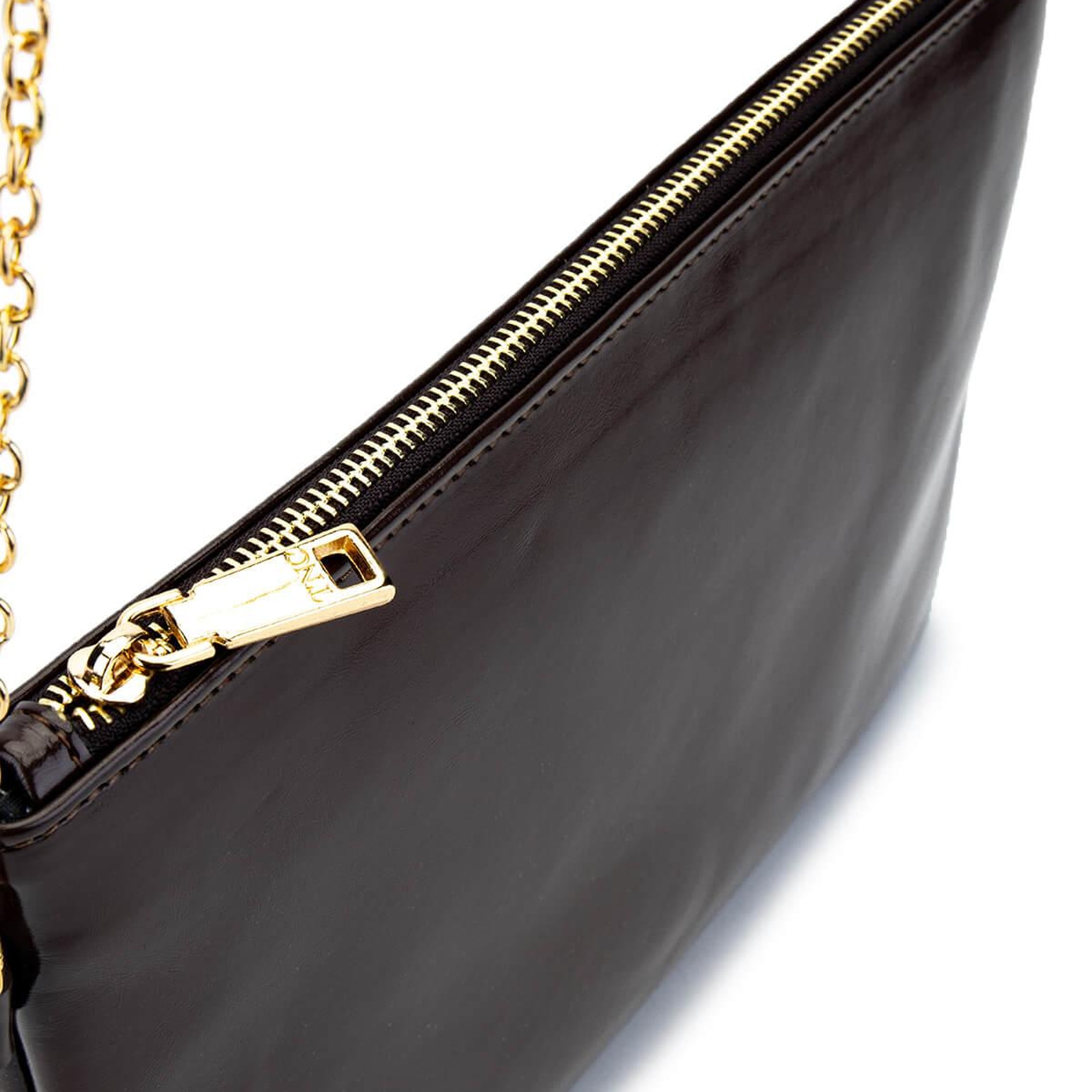 Tamer Tanca Kadın Vegan Kahverengi Rugan El Çantası