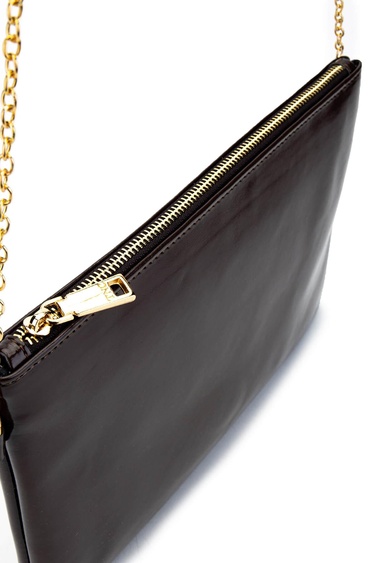  Tamer Tanca Kadın Vegan Kahverengi Rugan El Çantası