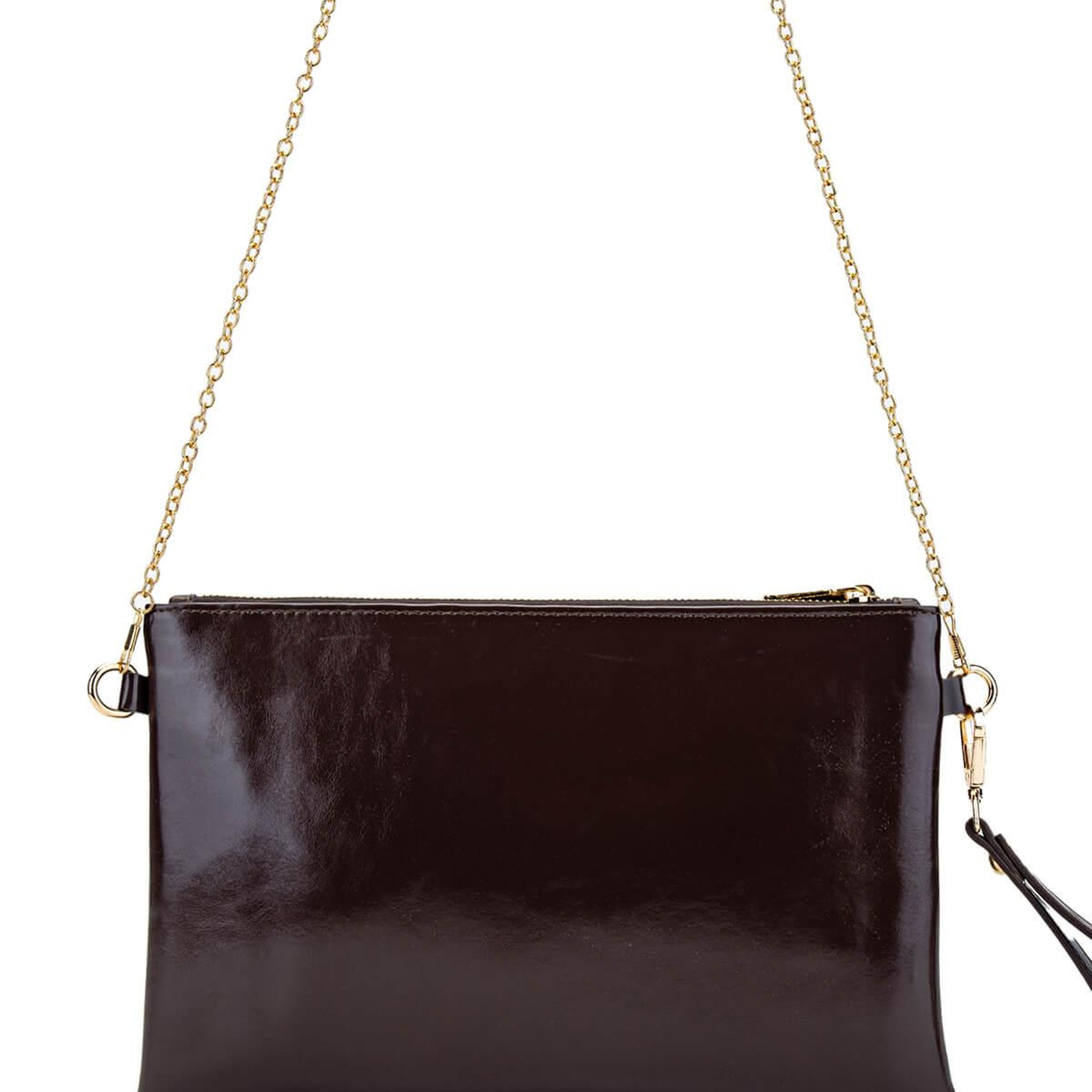 Tamer Tanca Kadın Vegan Kahverengi Rugan El Çantası