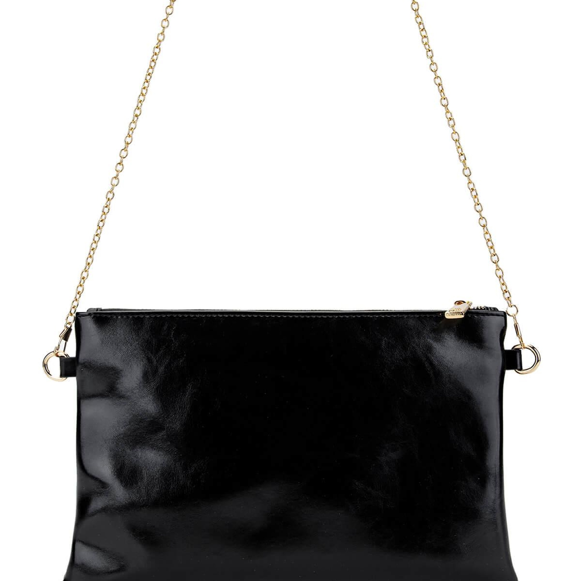 Tamer Tanca Kadın Vegan Siyah Rugan El Çantası