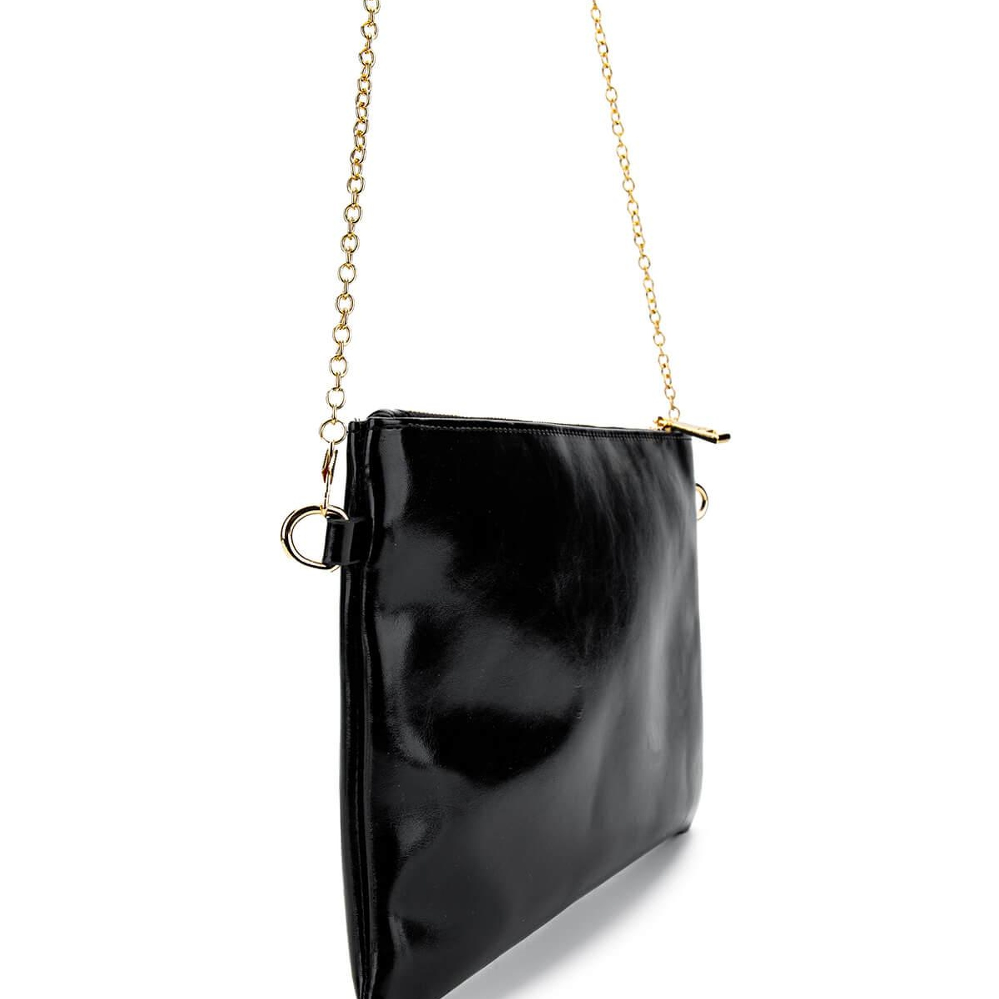 Tamer Tanca Kadın Vegan Siyah Rugan El Çantası