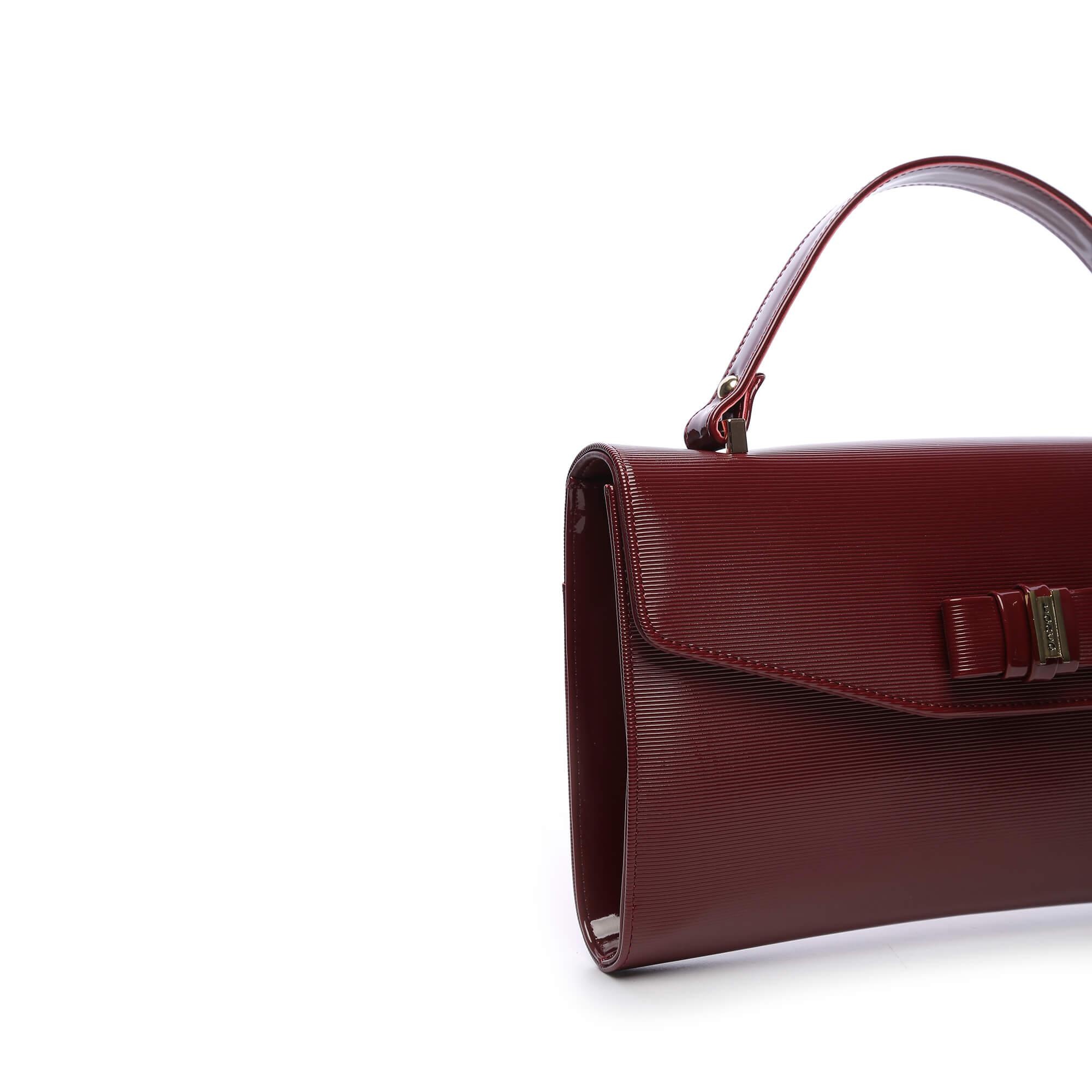 Tamer Tanca Kadın Vegan Bordo El Çantası