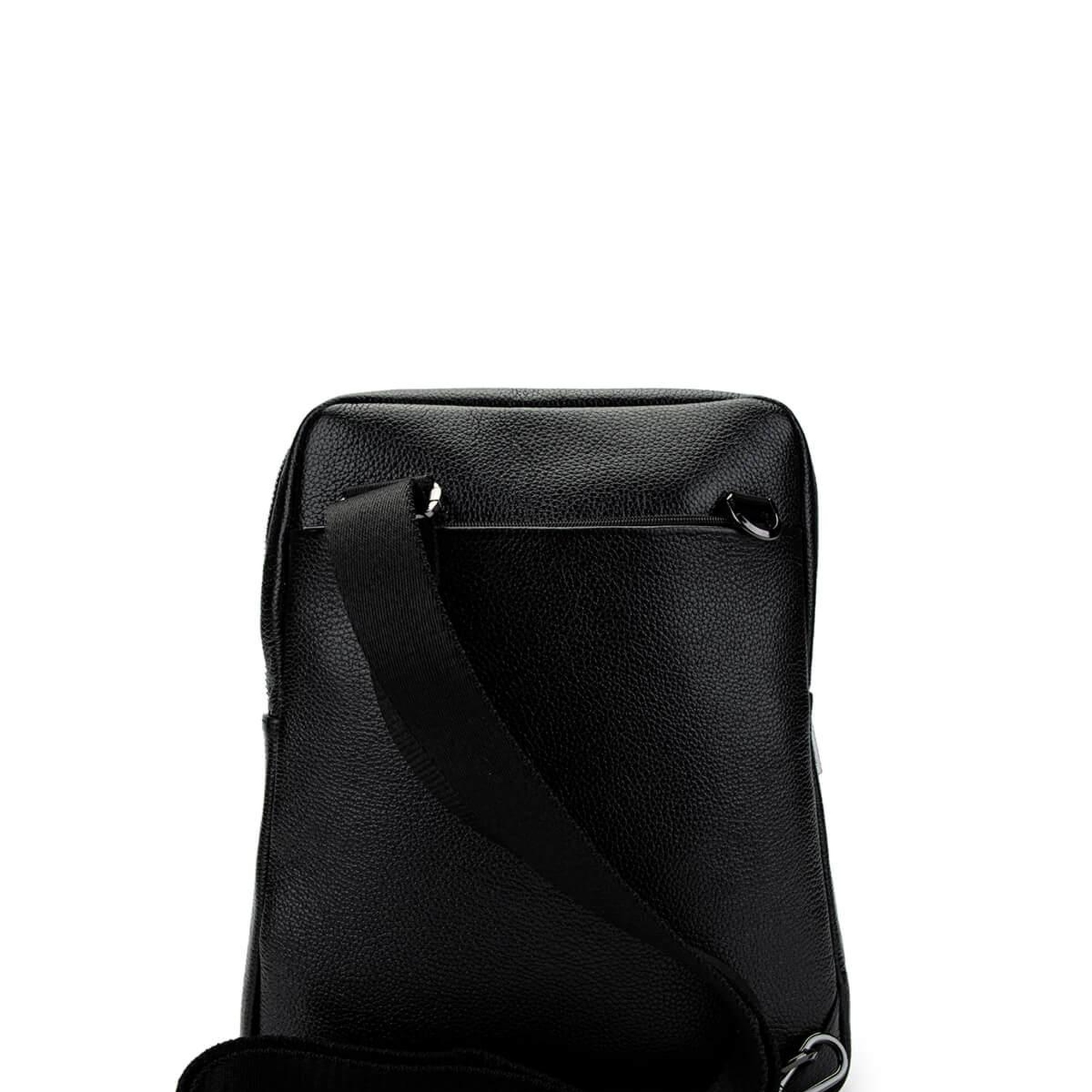 Tamer Tanca Erkek Hakiki Deri Siyah Postacı Çanta