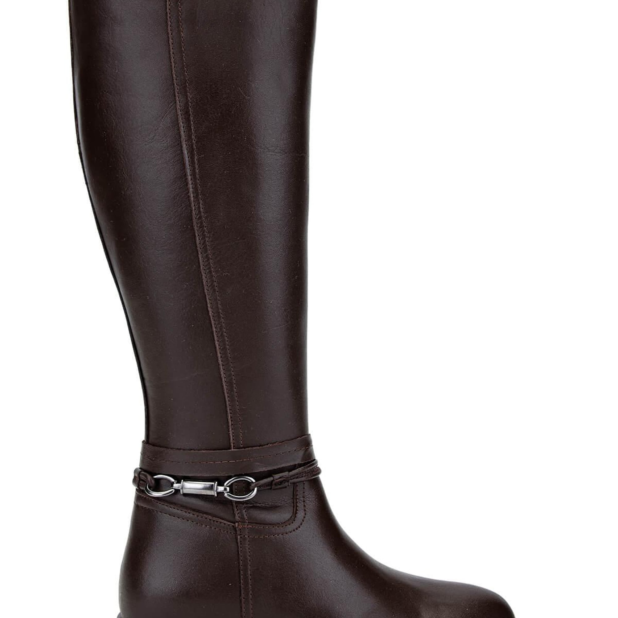 Tamer Tanca Kadın Hakiki Deri Kahverengi Klasik Çizme