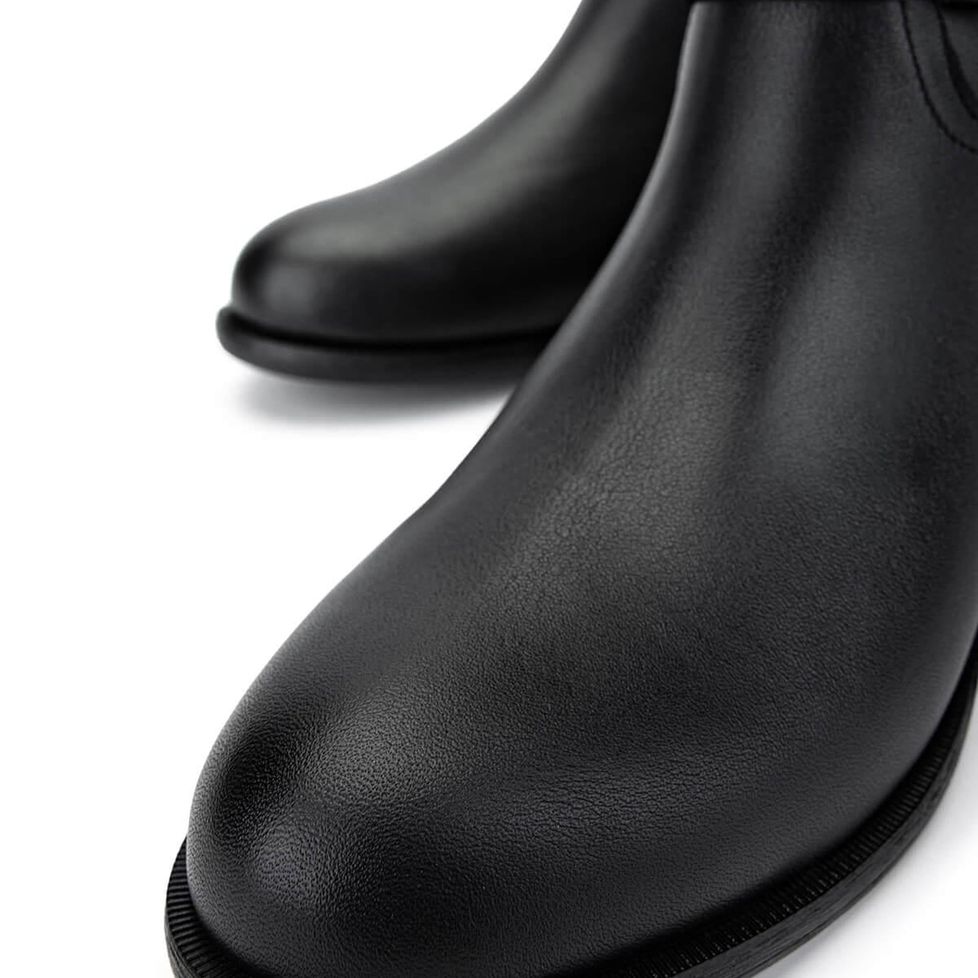 Tamer Tanca Kadın Hakiki Deri Siyah Deri Klasik Çizme