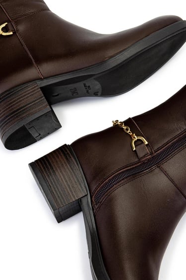  Tamer Tanca Kadın Hakiki Deri Kahverengi Klasik Çizme