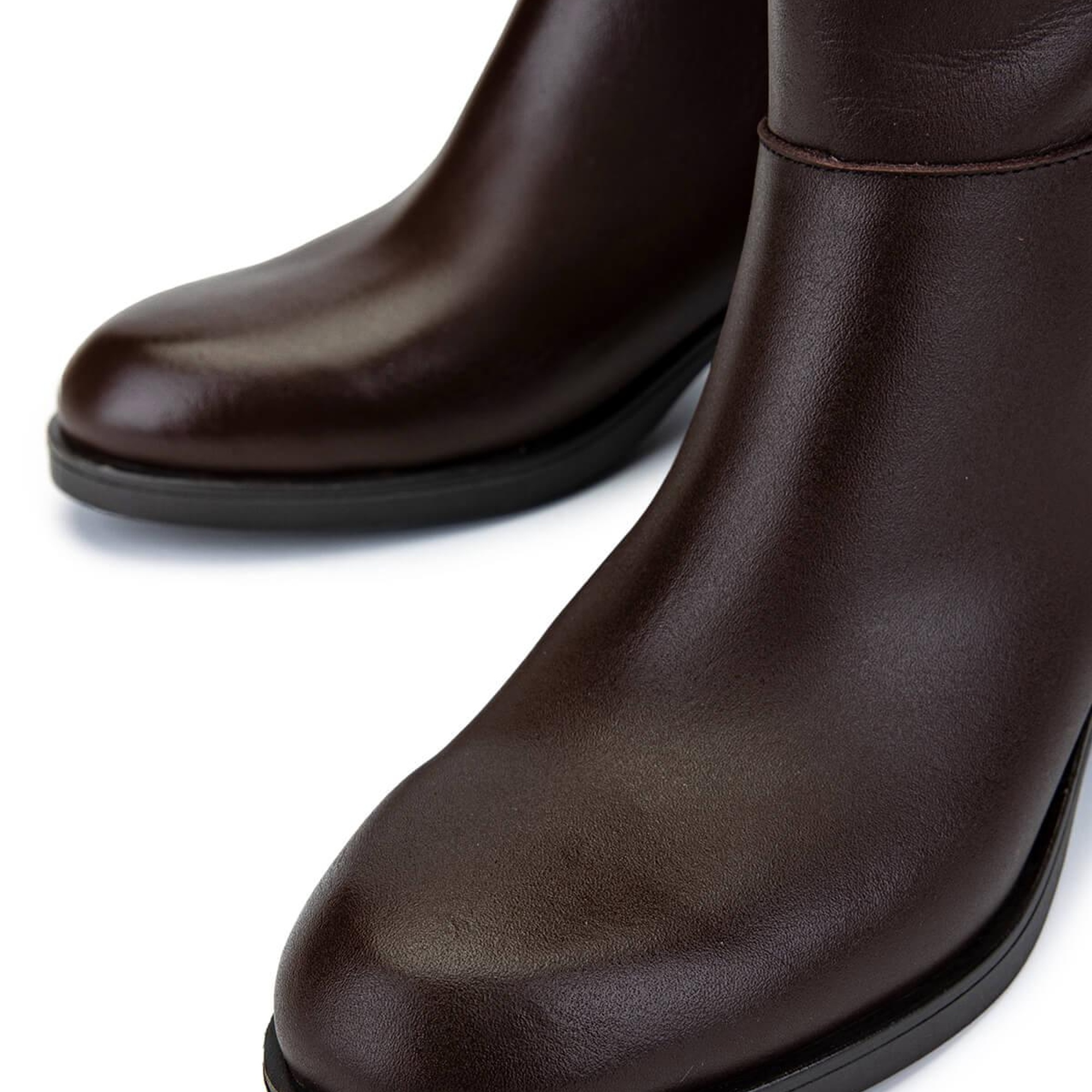 Tamer Tanca Kadın Hakiki Deri Kahverengi Klasik Çizme