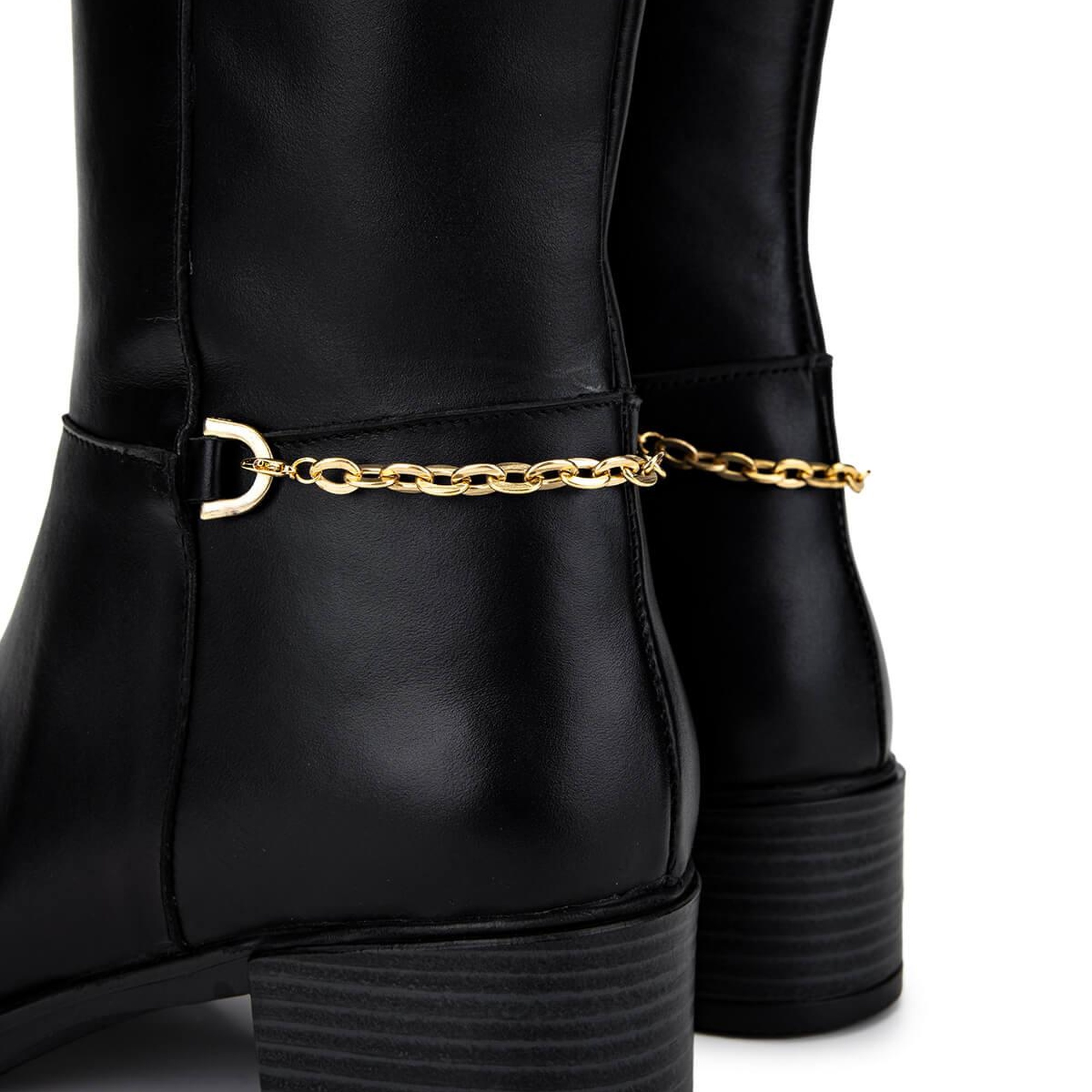 Tamer Tanca Kadın Hakiki Deri Siyah Deri Klasik Çizme