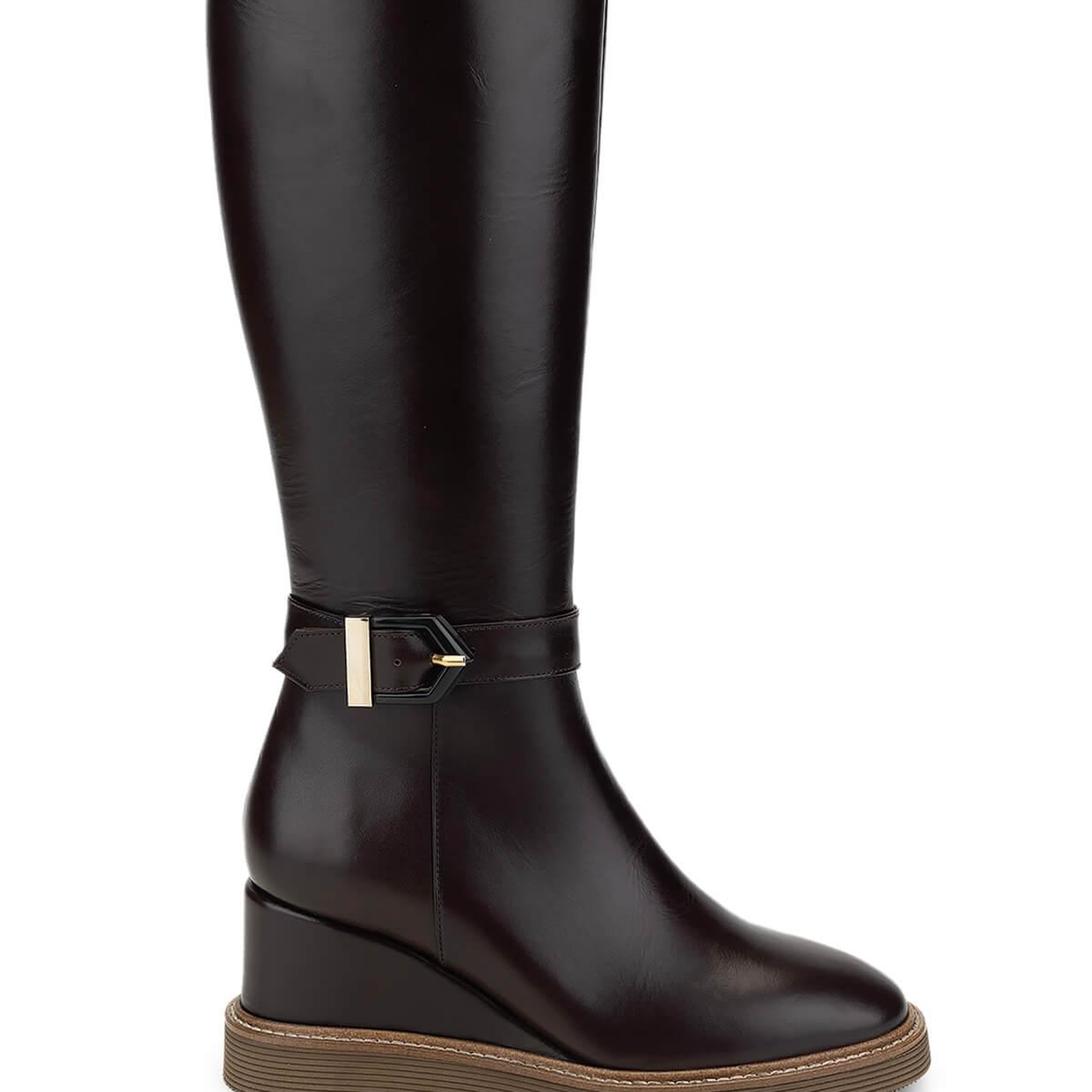 Tamer Tanca Kadın Hakiki Deri Kahverengi Casual Çizme