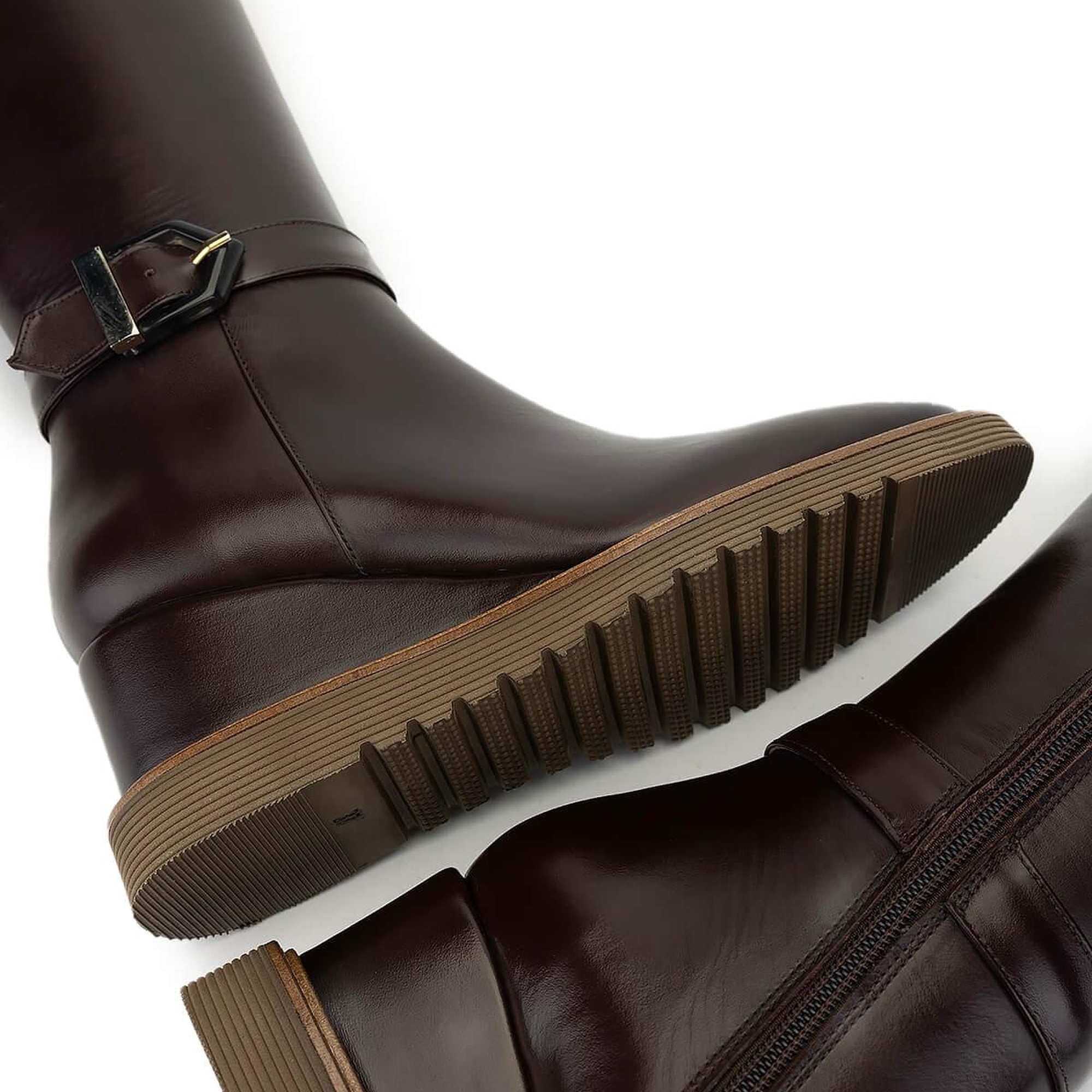 Tamer Tanca Kadın Hakiki Deri Kahverengi Casual Çizme