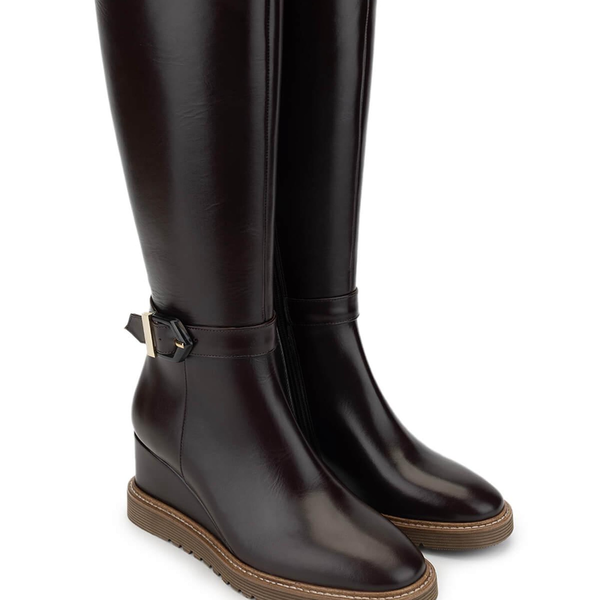 Tamer Tanca Kadın Hakiki Deri Kahverengi Casual Çizme