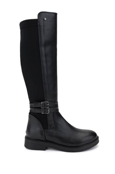  Tamer Tanca Kadın Vegan Siyah Casual Çizme