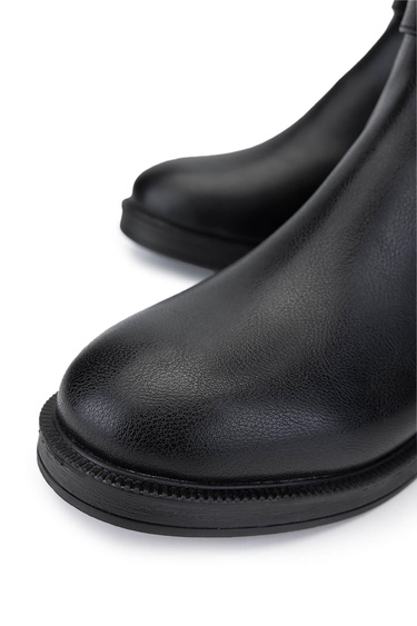  Tamer Tanca Kadın Vegan Siyah Casual Çizme