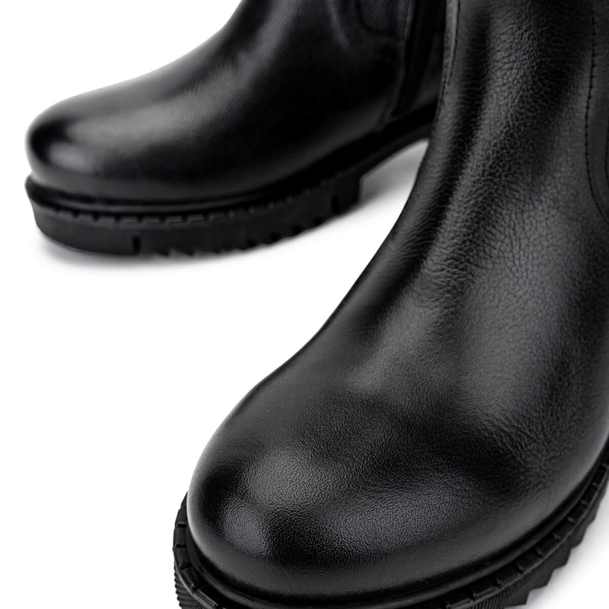 Tamer Tanca Kadın Hakiki Deri Siyah Casual Çizme