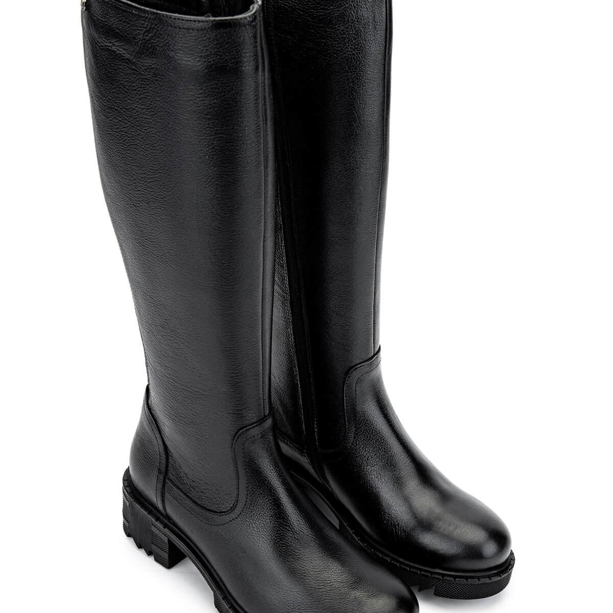 Tamer Tanca Kadın Hakiki Deri Siyah Casual Çizme