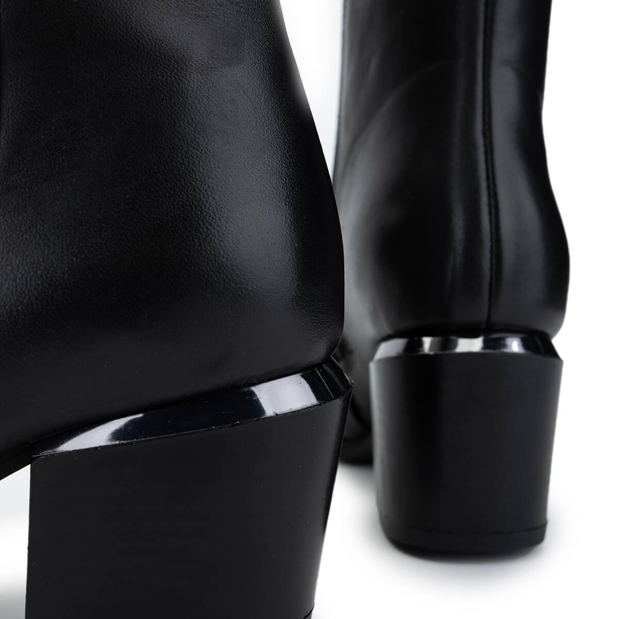 Tamer Tanca Kadın Hakiki Deri Siyah Analin Casual Çizme