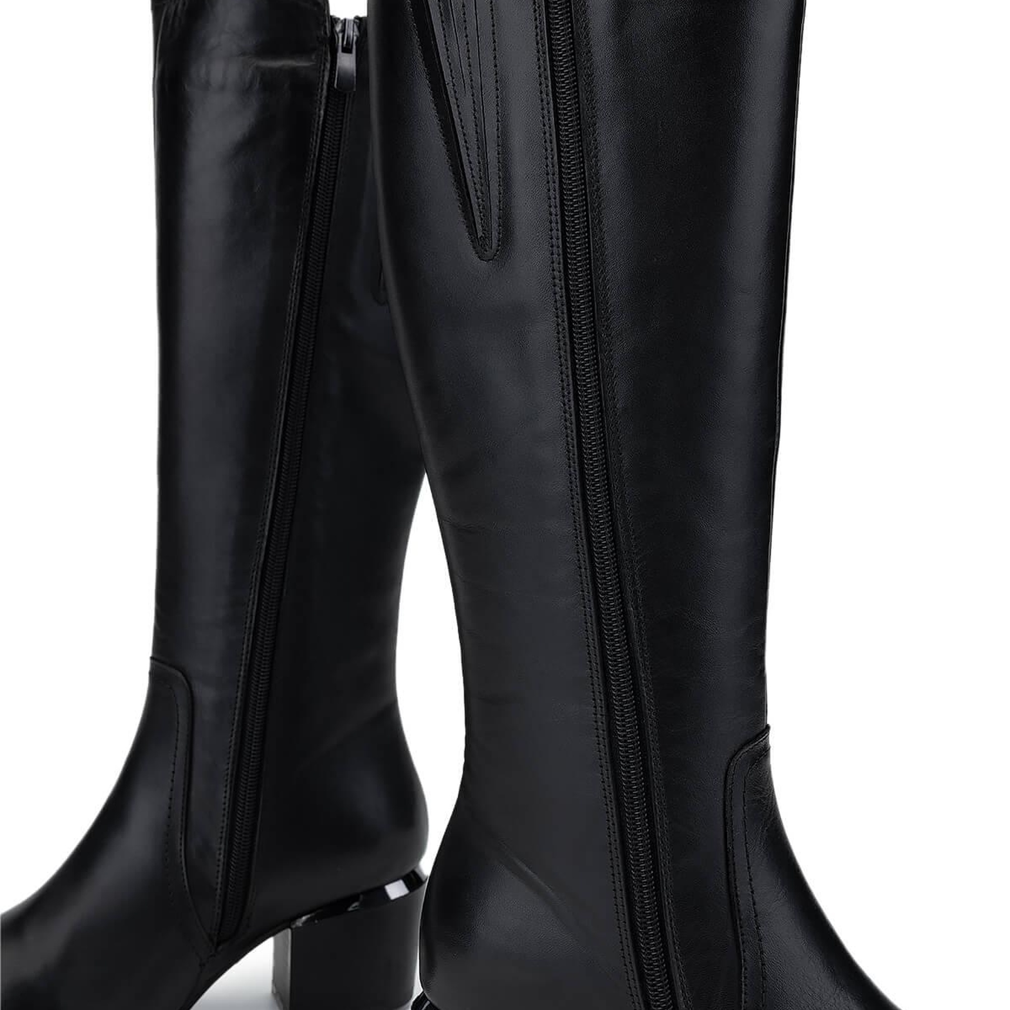 Tamer Tanca Kadın Hakiki Deri Siyah Analin Casual Çizme