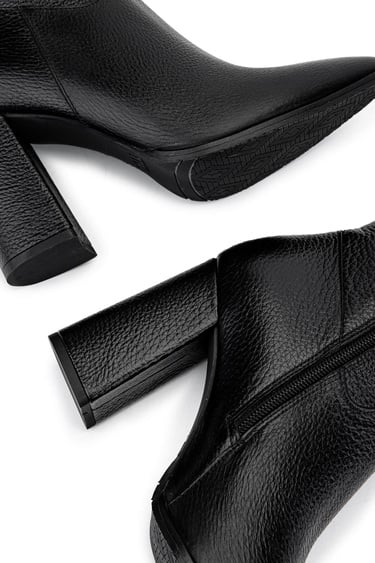  Tamer Tanca Kadın Hakiki Deri Siyah Klasik Çizme