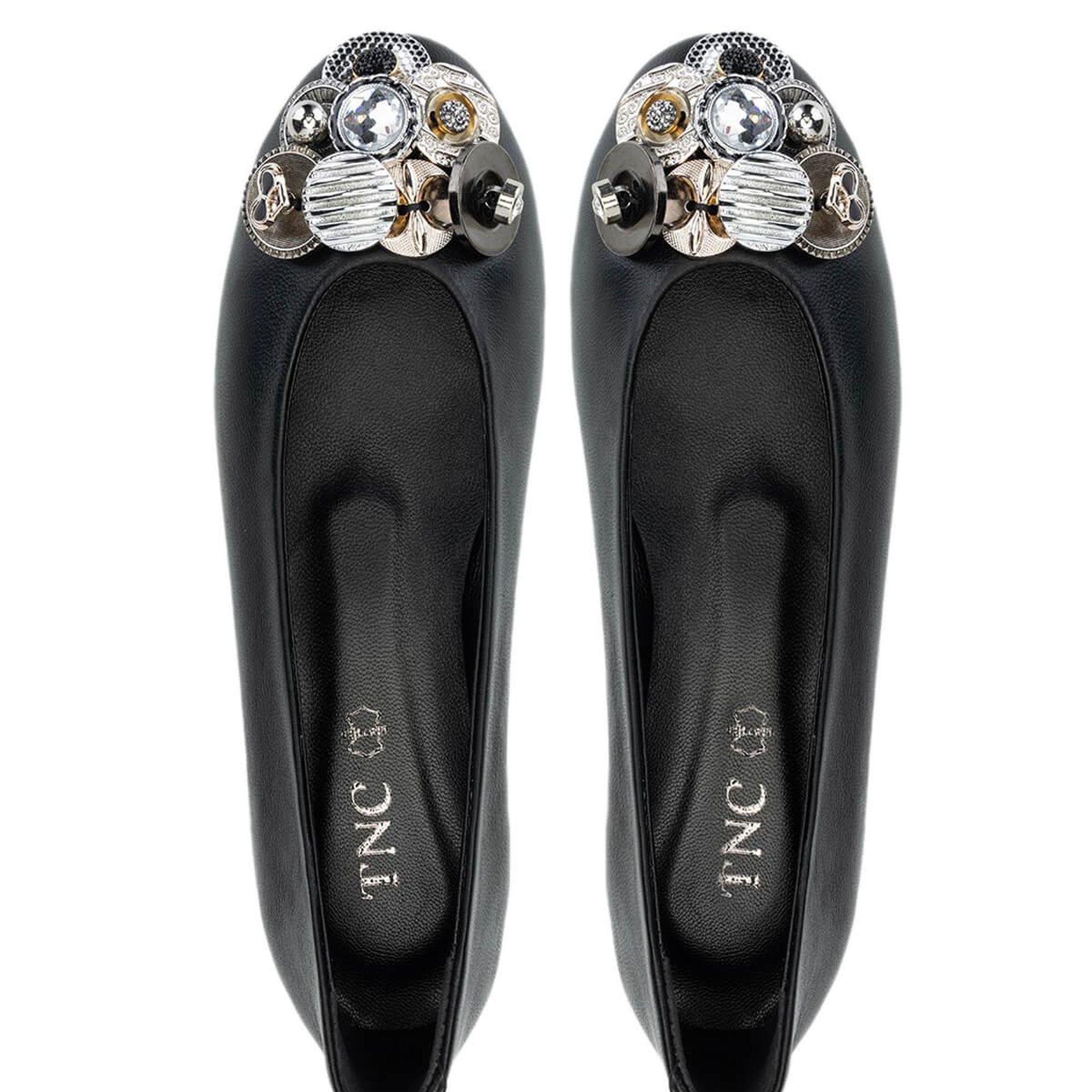 Tamer Tanca Kadın Hakiki Deri Siyah Babet Ayakkabı