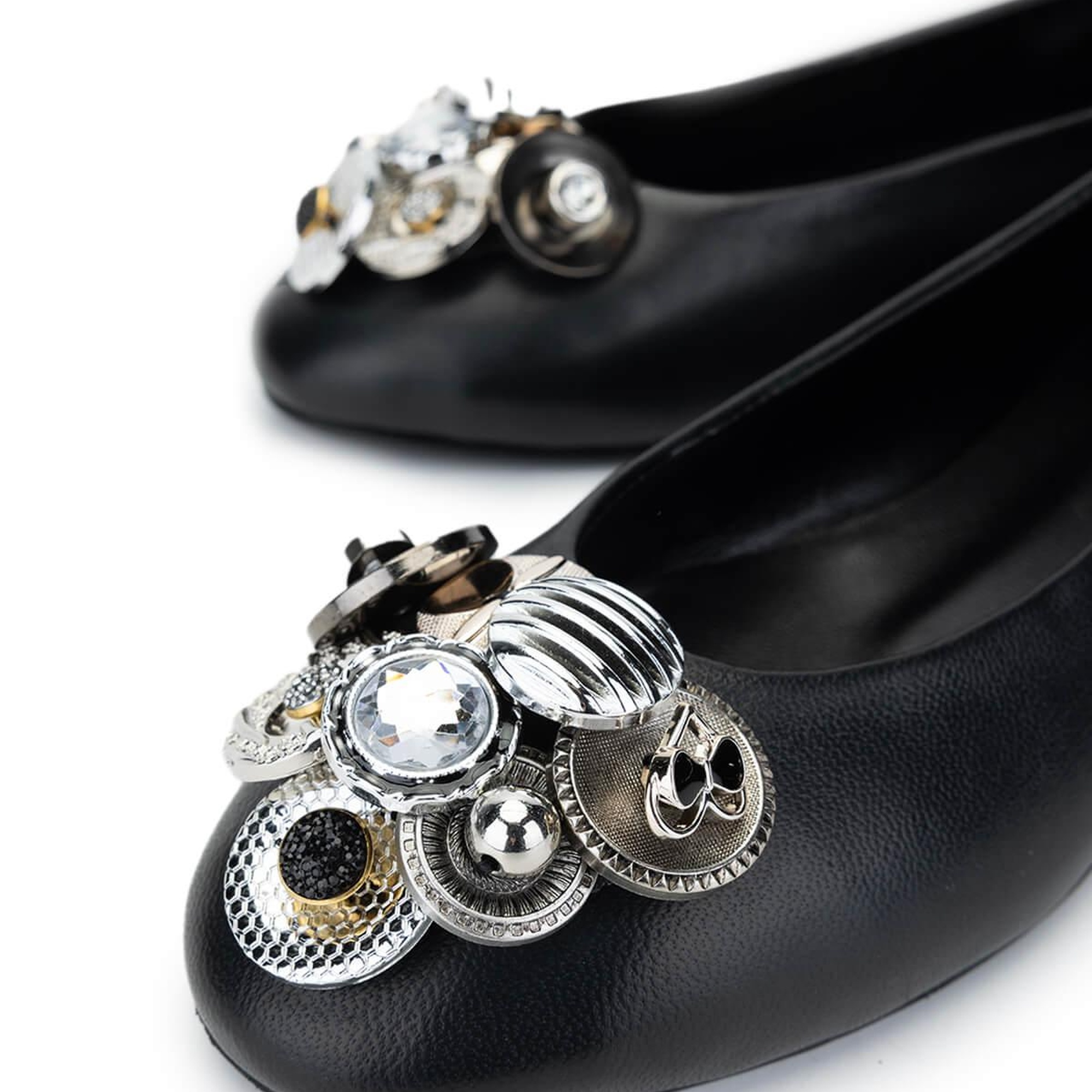 Tamer Tanca Kadın Hakiki Deri Siyah Babet Ayakkabı