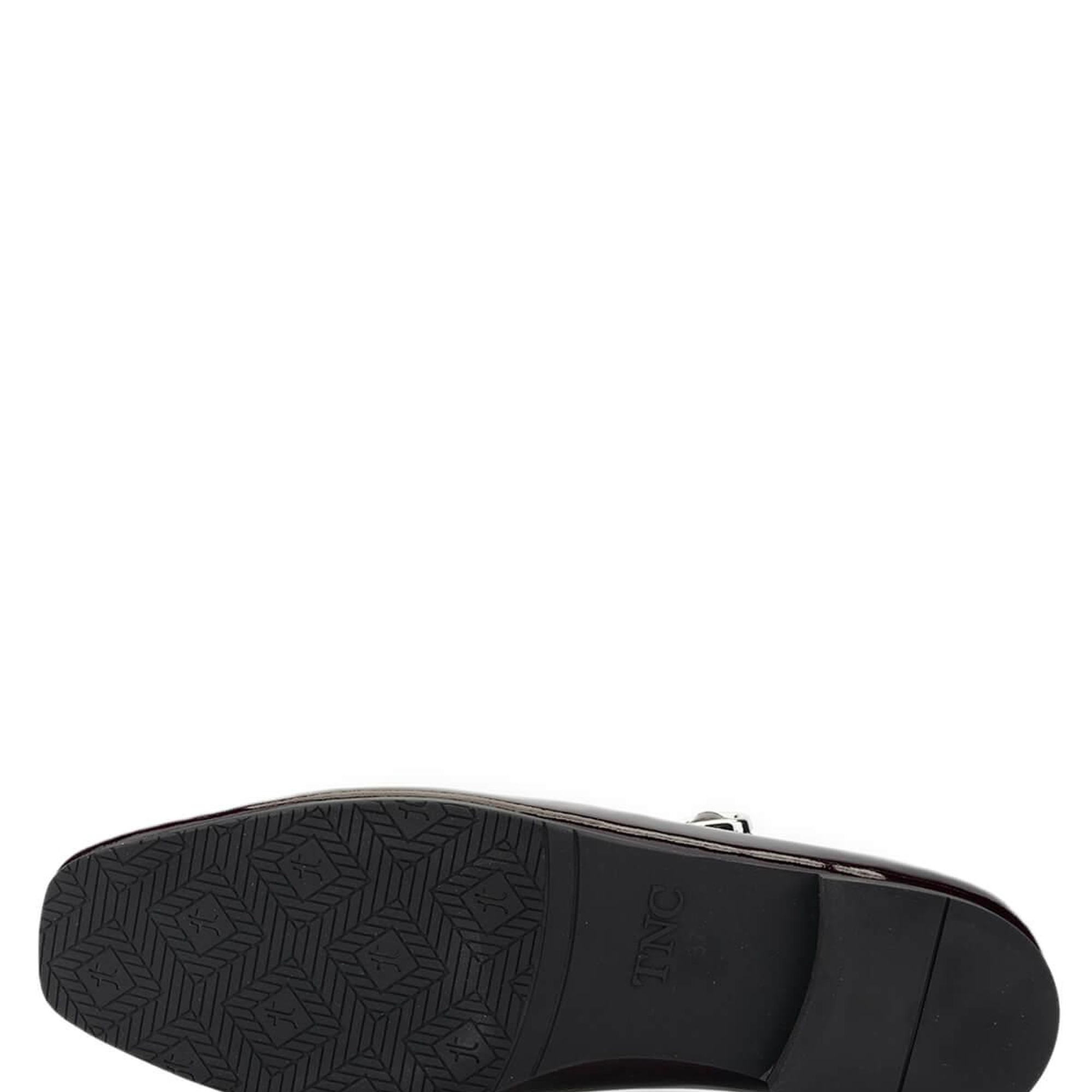 Tamer Tanca Kadın Hakiki Deri Bordo Rugan Babet Ayakkabı