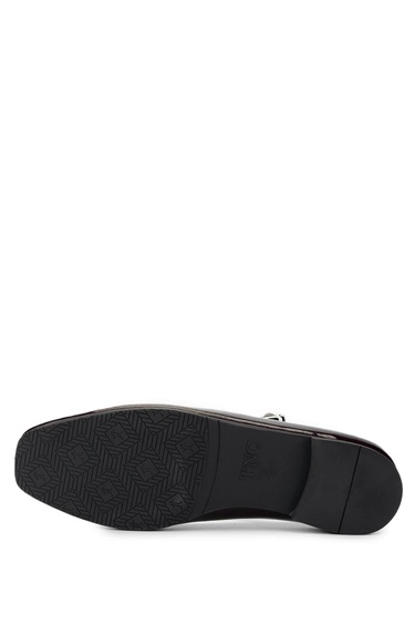  Tamer Tanca Kadın Hakiki Deri Bordo Rugan Babet Ayakkabı