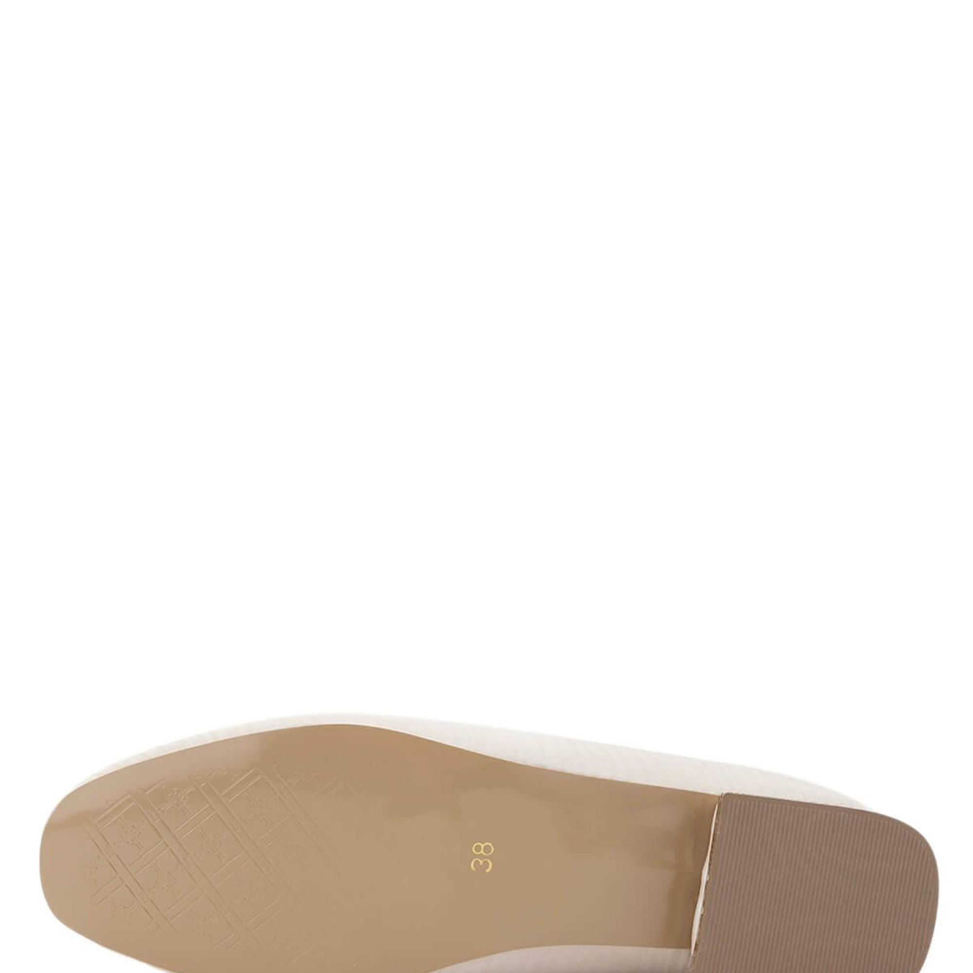 Tamer Tanca Kadın Hakiki Deri Bej Babet Ayakkabı