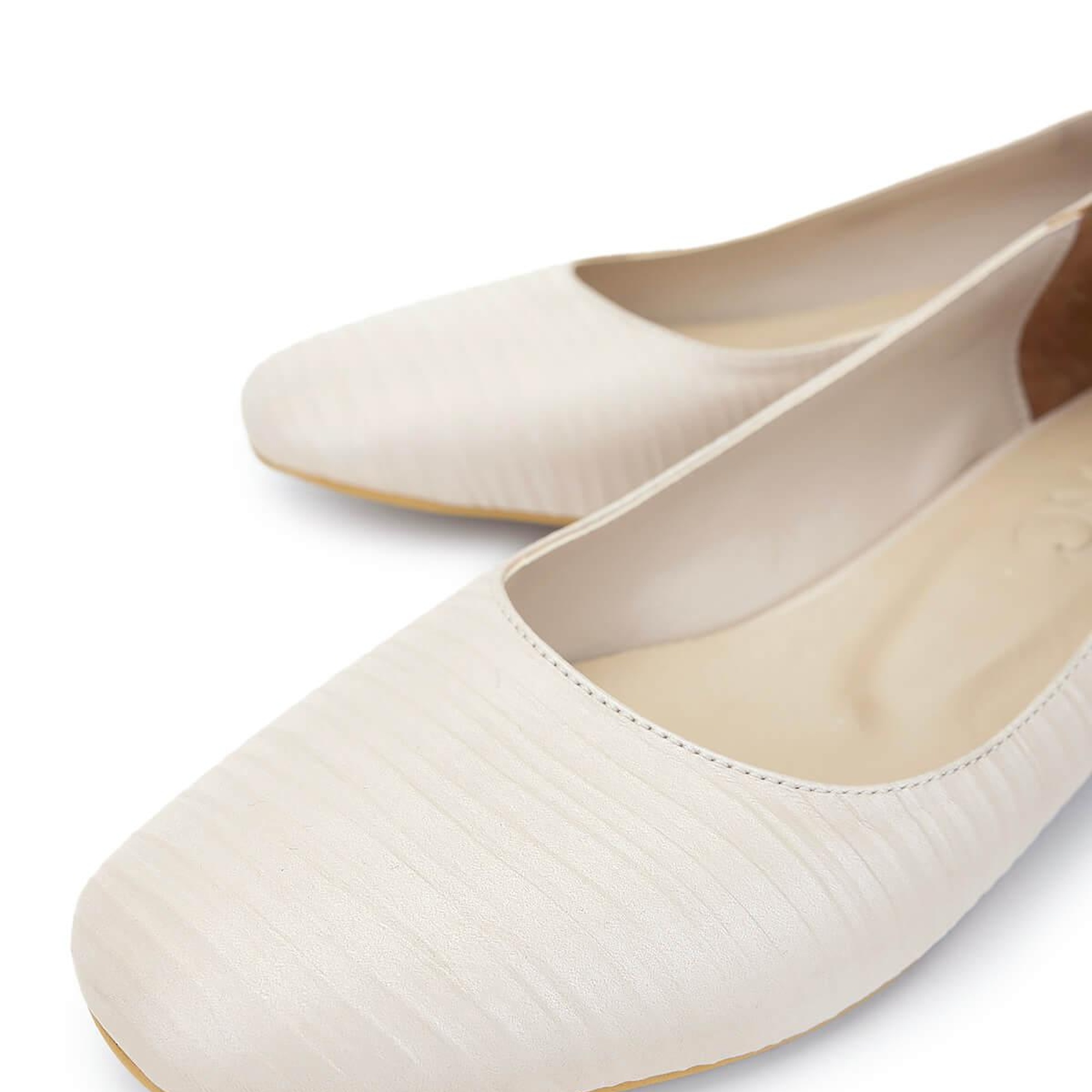 Tamer Tanca Kadın Hakiki Deri Bej Babet Ayakkabı