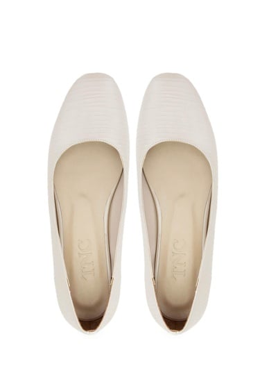  Tamer Tanca Kadın Hakiki Deri Bej Babet Ayakkabı