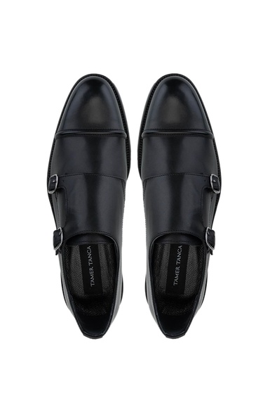  Tamer Tanca Erkek Hakiki Deri Siyah Antik Klasik Ayakkabı