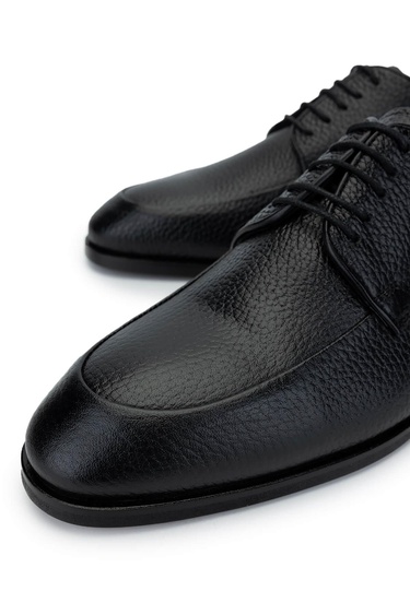  Tamer Tanca Erkek Hakiki Deri Siyah Klasik Ayakkabı