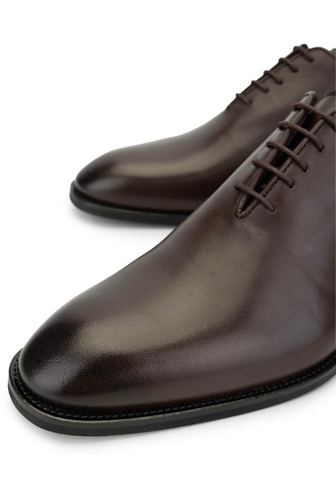  Tamer Tanca Erkek Hakiki Deri Kahverengi Klasik Ayakkabı