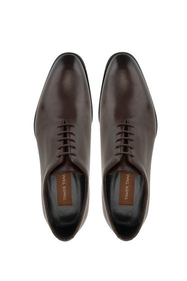  Tamer Tanca Erkek Hakiki Deri Kahverengi Klasik Ayakkabı
