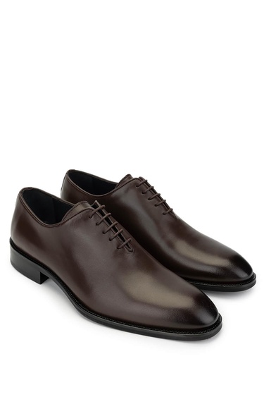  Tamer Tanca Erkek Hakiki Deri Kahverengi Klasik Ayakkabı