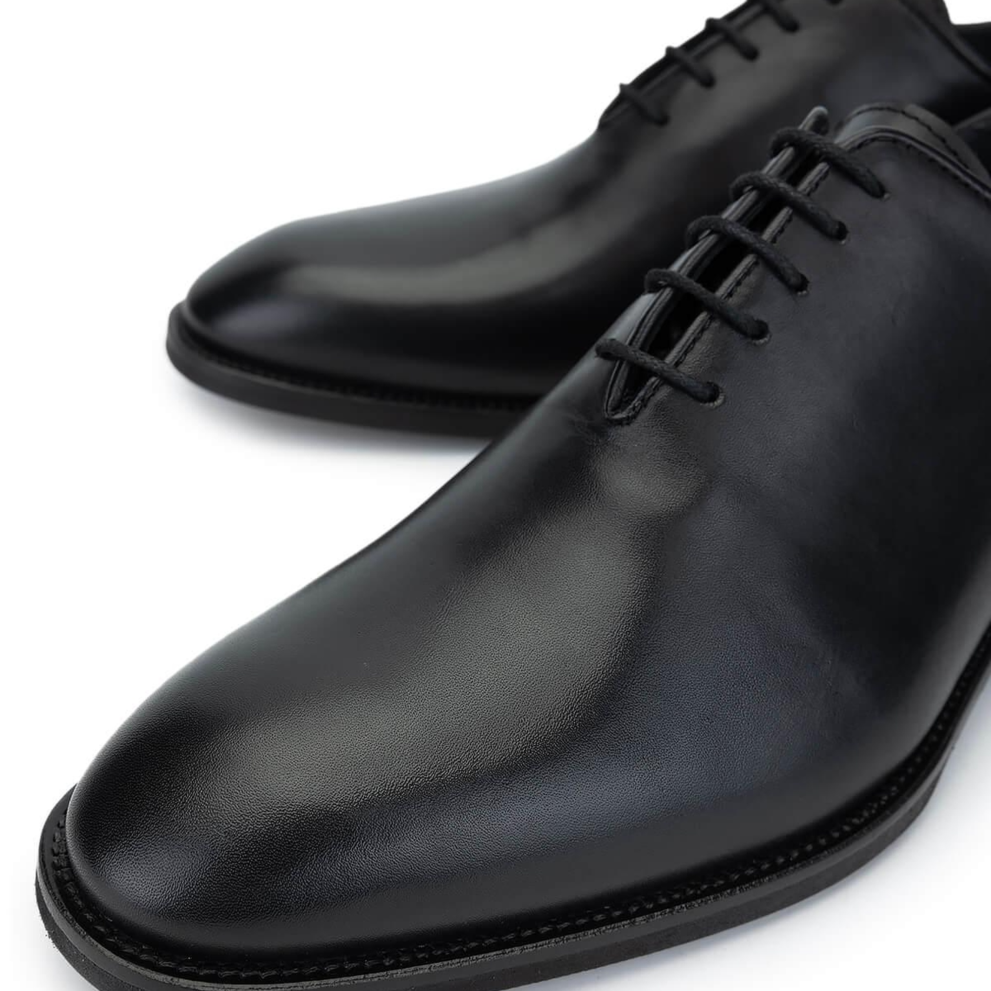 Tamer Tanca Erkek Hakiki Deri Siyah Klasik Ayakkabı