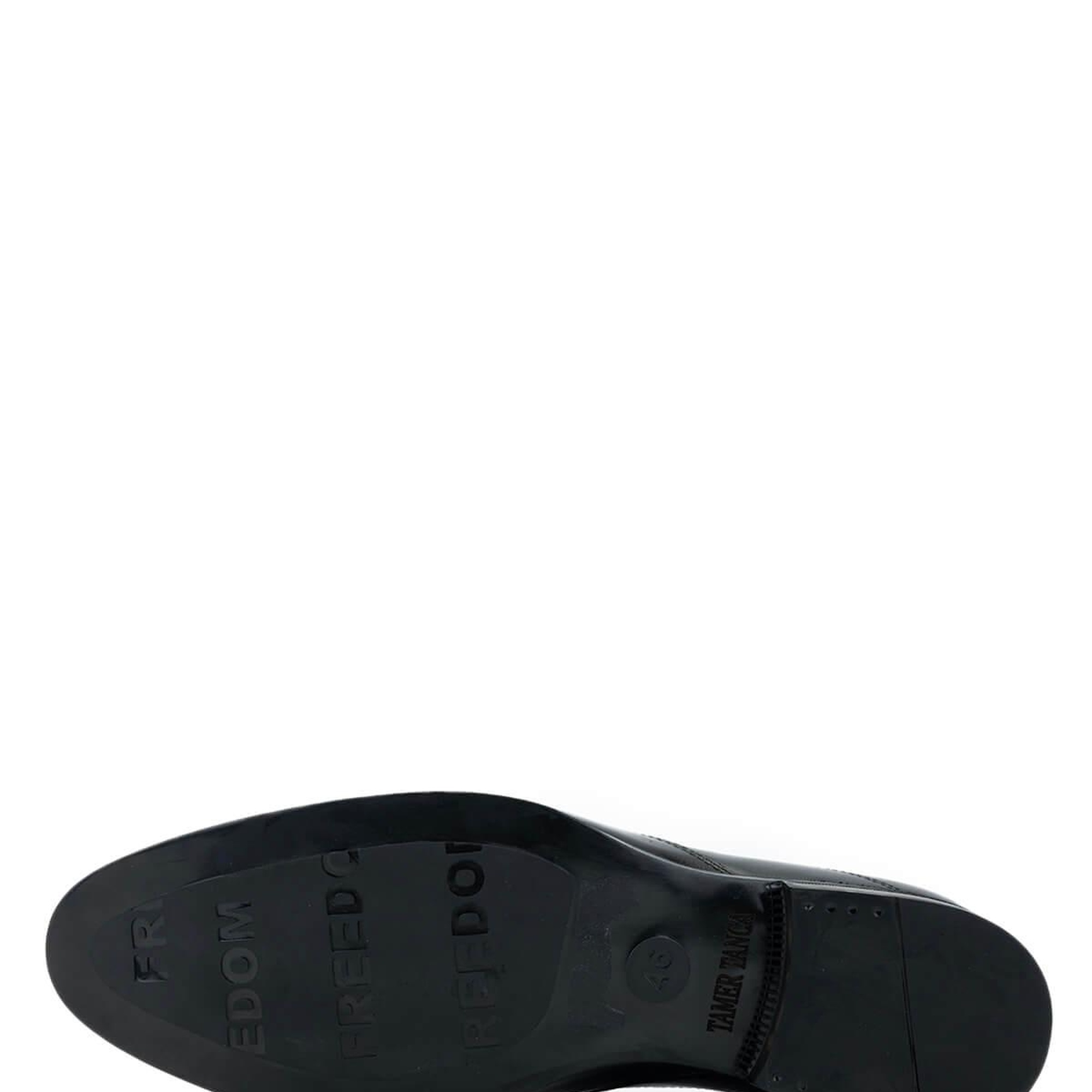 Tamer Tanca Erkek Hakiki Deri Siyah Klasik Ayakkabı