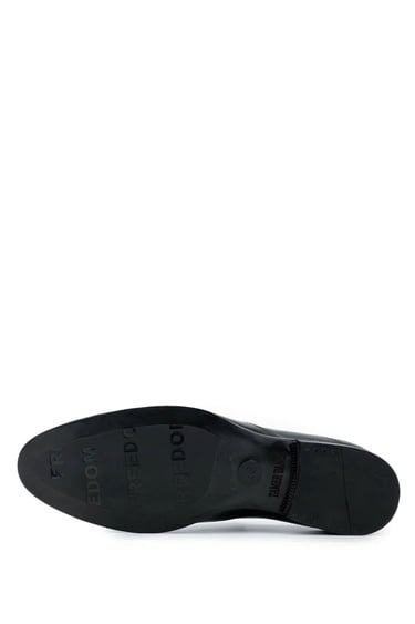  Tamer Tanca Erkek Hakiki Deri Siyah Klasik Ayakkabı