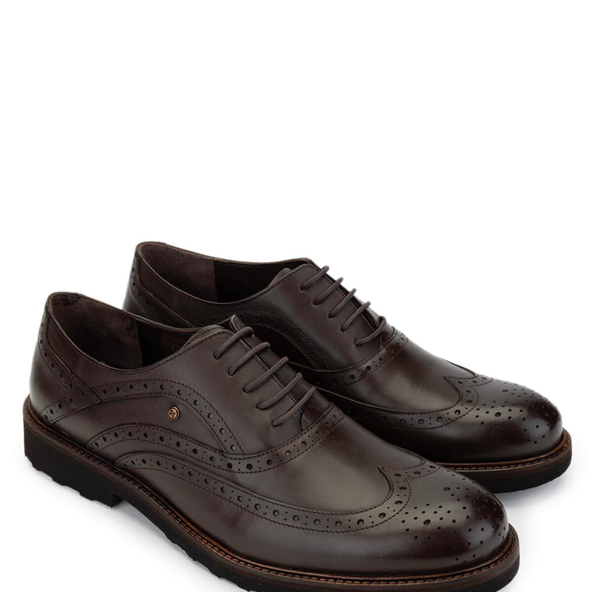 Tamer Tanca Erkek Hakiki Deri Kahverengi Klasik Ayakkabı