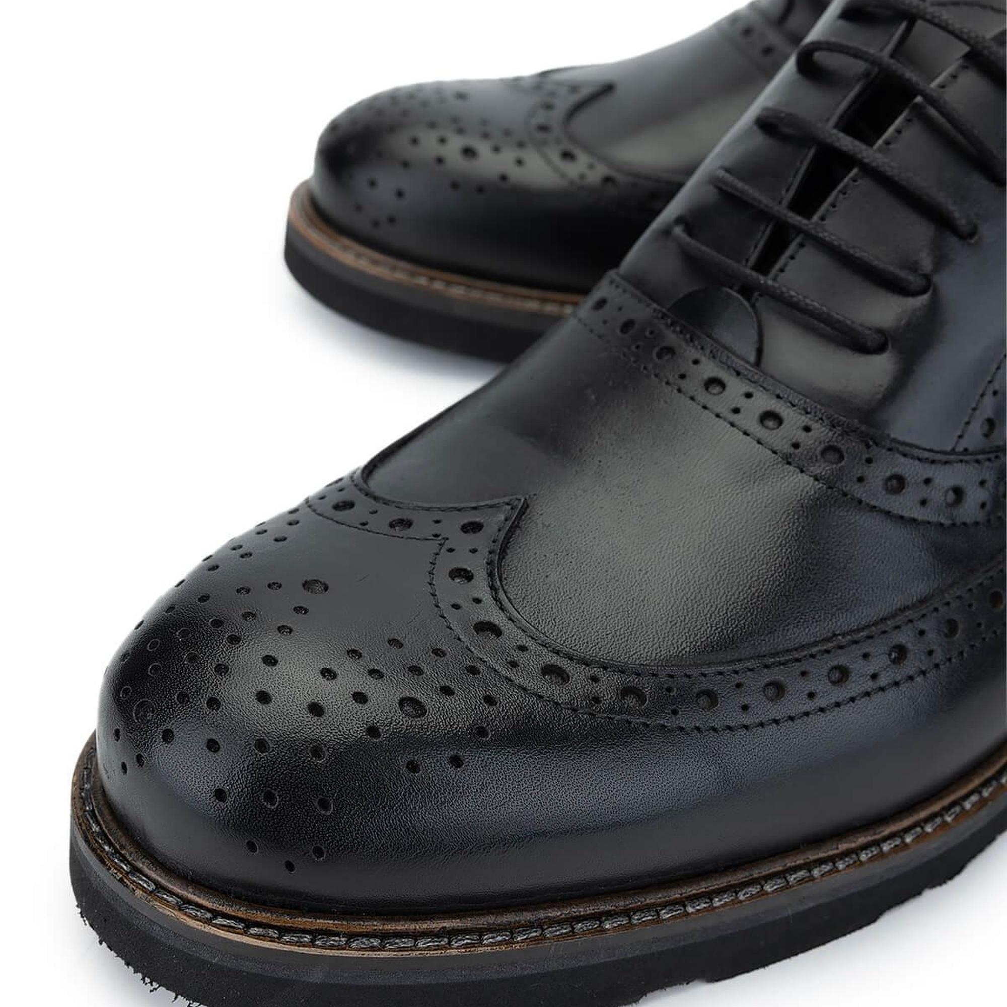 Tamer Tanca Erkek Hakiki Deri Siyah Deri Klasik Ayakkabı