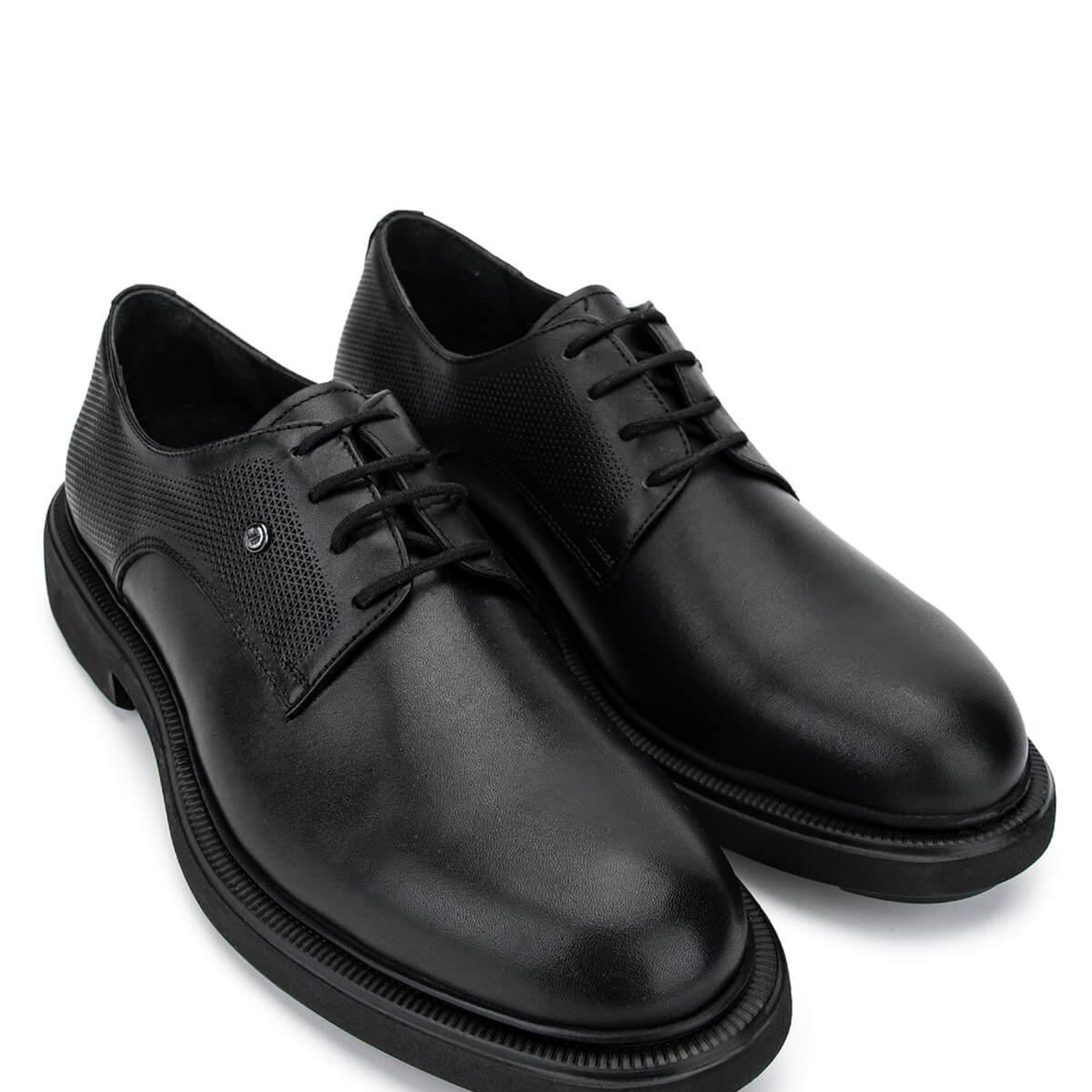 Tamer Tanca Erkek Hakiki Deri Siyah Klasik Ayakkabı