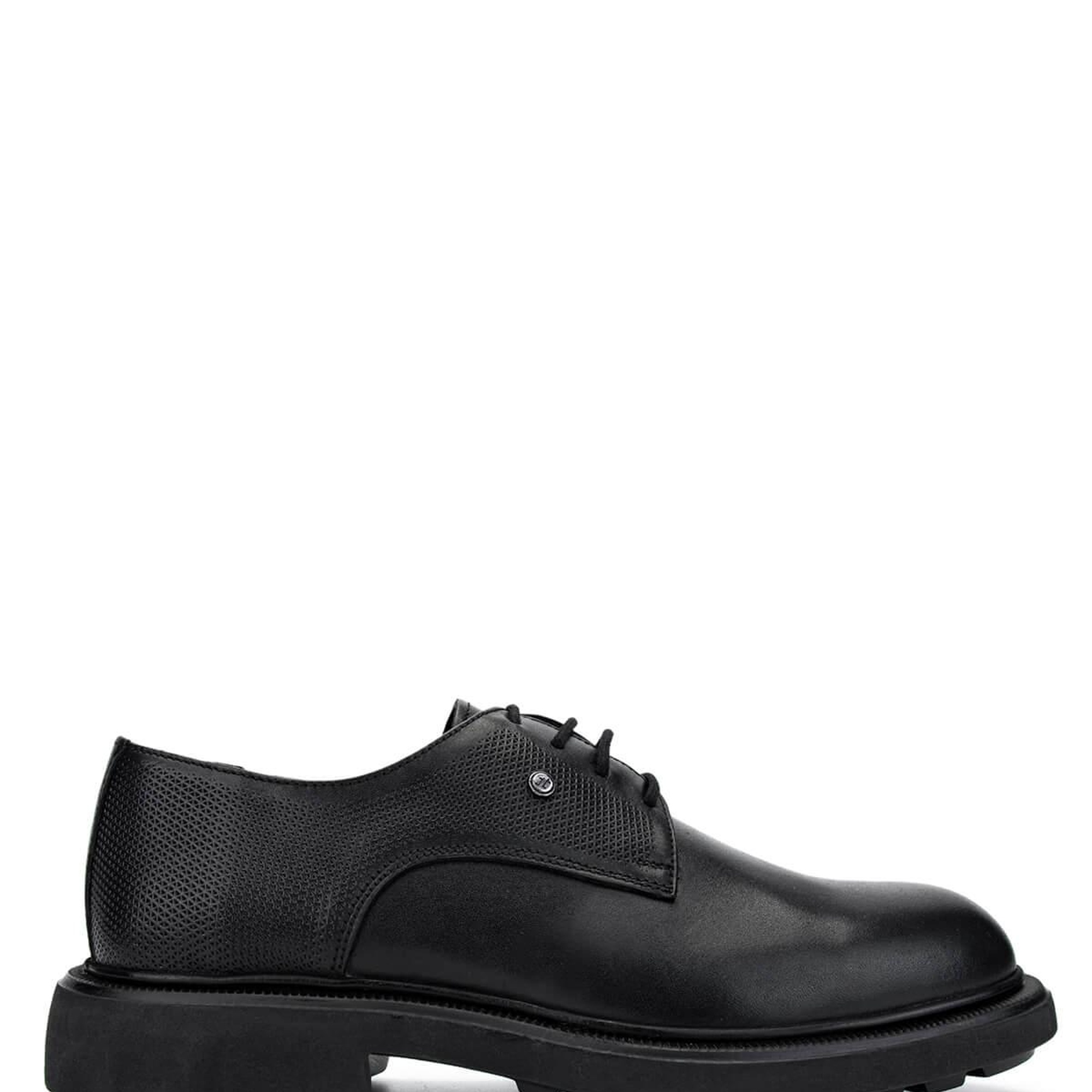 Tamer Tanca Erkek Hakiki Deri Siyah Klasik Ayakkabı